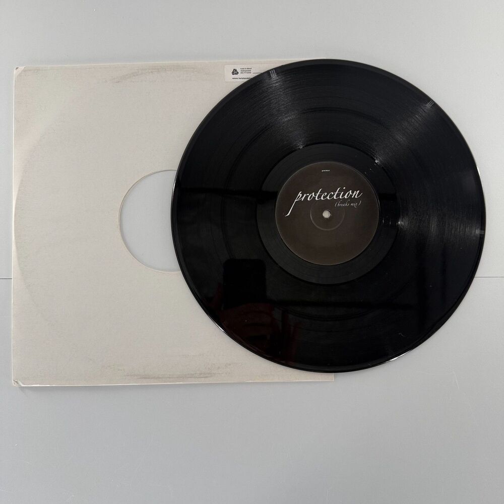 Massive Attack Protection Breaks Mix 12” Vinyl White Label Promo Breakbeat (006)